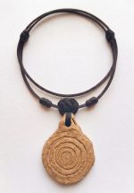 Colgante de Barro Pintadera Espiral