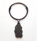 Colgante de Barro Negro Pintadera Piel de Cabra
