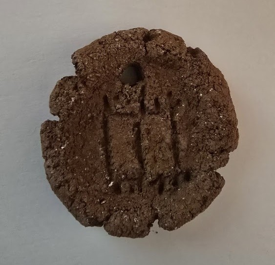 Colgante de Barro Pintadera Podomorfos - Imagen 2