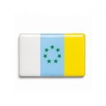 Pegatina 3D BANDERA 7 ESTRELLAS (rectangular)