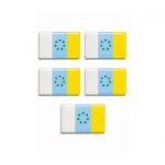 5x Pegatinas 3D BANDERA 7 ESTRELLAS (rectangular) (copia)