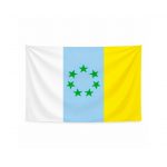 Bandera de Canarias de las Siete Estrellas Verdes (60x90 cm)